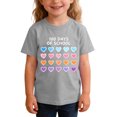 thumbnail image 6 of FAHXNVB Back To School T-Shirts for Girls Cute Graphic Print Crewneck Soft Cotton Tees Tops Fashion Casual Comfortable Shirts 3-10 Years, 6 of 8