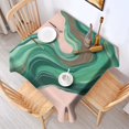 thumbnail image 2 of Green Marble Gold Wave Pattern Square Tablecloth,Waterproof Square Table Cover,Wipeable Spillproof Washable Table Cover for Home Kitchen Party Decor 52"x52"(132x132cm), 2 of 6