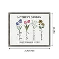 thumbnail image 3 of Mothers Day Birthday Gifts For Mom, Customized Birth Month Flower Grandmas Garden decor, Custom Canvas With Name Wall Art Mothers Day Gifts From Grandma Gift From Grandchildren, 3 of 5