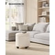 thumbnail image 2 of Otomana SONGMICS ULOM011W01 redonda beige 45x45x44 cm, 2 of 6