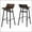 Dark Brown, variant on GDF Studio Camron 35" Wooden Barstool, Set of 2, Dark Brown and Black Finish