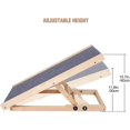 thumbnail image 2 of Lineslife Adjustable Dog Ramp for High Beds Couch, Indoor Pet Ramps with Non Slip Carpet Surface for Small Medium Large Dogs, 2 of 9