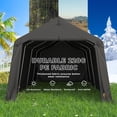 thumbnail image 3 of Mellcom 11'x20' Portable Outdoor Storage Shelter, Heavy Duty Carport, Garage Tent Canopy, 3 of 7