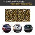 thumbnail image 5 of Kdxio Yellow Floral1 License Plate Car Front License Plate Car Decoration Car Accessories Front Tag Plate Standard Size, 5 of 8