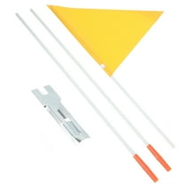 IBASETOY Flag for Bike 1 Set Glass Fiber High Visibility for Safety