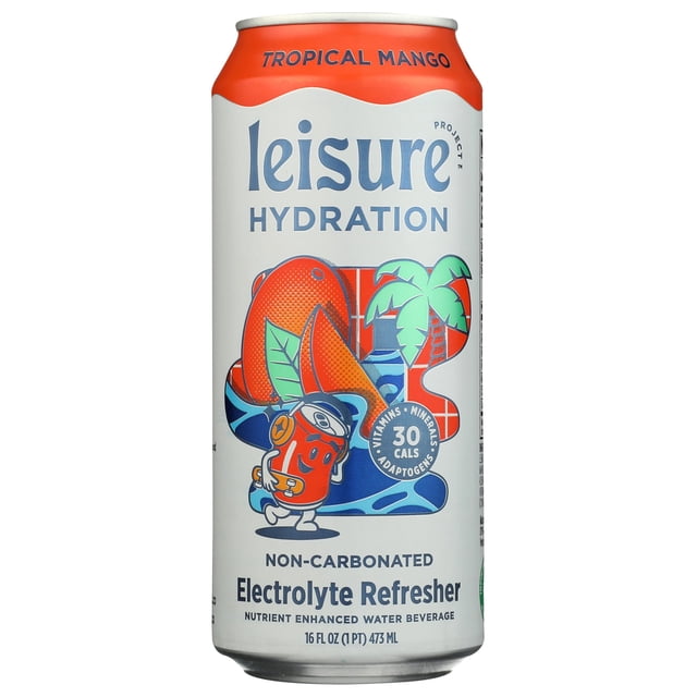 Bebida Refrescante de Electrolitos Tropical Mango Leisure Hydration 473 mL