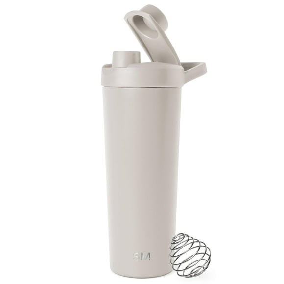 Botella mezcladora Simple Modern Rally Almond Birch, 700 ml, con aislamiento