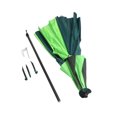 thumbnail image 4 of Paraguas de pesca para exteriores, 2 capas, protección contra la lluvia, universal, plegable, protector solar, informal, color verde a juego, 2 metros, 4 of 5