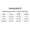 thumbnail image 4 of Alessandra B Sweat Sauna Vest for Body Slimming Black, 4 of 4
