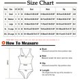 thumbnail image 3 of Nuevo traje de baño con cordones para mujer Traje de baño cómodo con cuello en V y espalda abierta OAVQHLG3B Store  lin121212, 3 of 4