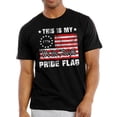 thumbnail image 2 of FLAGWIX Patriotic American Gifts - This Is My Pride Flag, American 4th Of July Gifts - Mens Shirts, 2 of 6