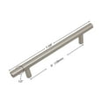 thumbnail image 3 of GlideRite 5 in. Center Solid Stainless Steel Cabinet Bar Pulls, Pack of 5, 3 of 4