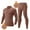 Coffee, variant on Abomasnow Men's Big and Tall Thermal Underwear Set Long Sleeve High Neck Long Johns Base Layer Set Fleece Lined Warm Winter Cold Weather Ski Outdoor Sleepwear Set M-5XL