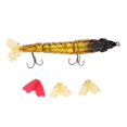thumbnail image 1 of Pesca de camarón de trucha de superficie, cebos de pesca de lubina articulados múltiples, señuelos de gambas con 4 colas C1 Macarena Señuelo de la pesca del camarón, 1 of 8