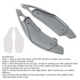 thumbnail image 4 of Steering Wheel Paddle Shifter Extension For Toyota Ractis Lexus Aluminium Grey, 4 of 14