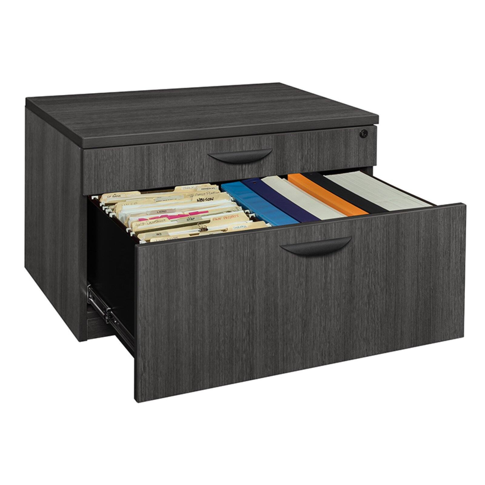 Regency Legacy 20 in. 2 Drawer Low Lateral File- Mahogany - image 4 of 7
