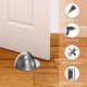 thumbnail image 4 of Yzfei Door Stops, Set of 4 Stainless Steel Door Stops and Stoppers with Rubber Bumpers, Adhesive Door Stop O[R, 4 of 5