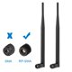 thumbnail image 2 of Antena BINGFU 4G LTE RP-SMA macho de 5 dBi, paquete de 2, 2 of 6