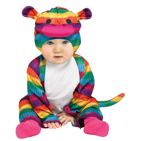 Rainbow Sock Monkey Toddler Costume