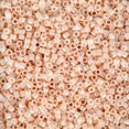 thumbnail image 2 of Miyuki Delica Seed Beads – Size 11/0 (1.6 mm), DB1532, Opaque Lt. Peach Ceylon, 7.2g, Approx. 1440 Beads, 2 of 7