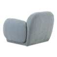 thumbnail image 5 of Moe's Home Collection Hazel Lounge Chair Light Blue Fabric Chairs, 5 of 6