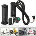 thumbnail image 1 of Electric Bike Throttle Grip, LCD Electric Quantity Display with Switch EBike Speed Governing Throttle Grip 6 Cores for Electric Bicycle Electric Scooter Wire Twist Throttle Grip, 1 of 7