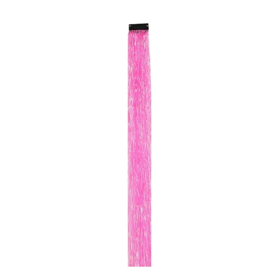 Wig Hair Tape In Hair Extensions Sparkly Heat Glitter Fairy Long Festival Colored Extensions for Girls