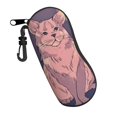 thumbnail image 2 of ZICANCN Sunglasses Soft Case, Cat Halloween Magic Neoprene Zipper Eyeglass Case for Men Women, 2 of 9