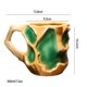 thumbnail image 2 of Taza de café de cerámica con forma orgánica única, color verde/tostado, 350 ml, 2 of 2