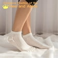 thumbnail image 5 of STONCEL Women's 5-Pack Casual Cotton Ankle Socks, Soft and Breathable, 5 of 8