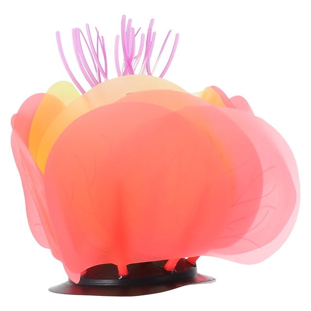 Weiweiguan Aquarium Artificial Water Lily Colorful Lotus Flower Fish Tank Landscaping Decor