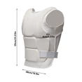thumbnail image 3 of Tong Karate Chest Guard Padded Karate Chest Guard Chest Protector Taekwondo Chest Guard Arts Protector For Competition Training, 3 of 5