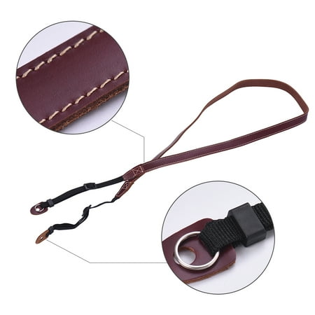 PU Leather Camera Strap Shoulder Neck Belt Quick Sling for Sony A6500 A6300 A6000 A5100 A5000 for Fujifilm X30 X70 X100 X100F X100T for Canon EOS M6 M5 M3 for Nikon