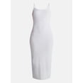 thumbnail image 4 of No Boundaries Ribbed Strappy Maxi Dress, Women's and Women's Plus XXS-4X, 4 of 4