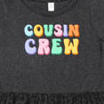 thumbnail image 4 of Inktastic Cousin Crew Girls Toddler Dress, 4 of 5