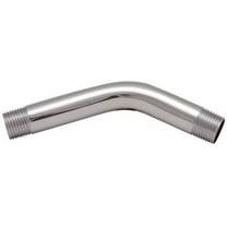 PROPLUS GIDS-7911 8 Inch Chrome Plated Brass Shower Arm Durable Replacement Fitting