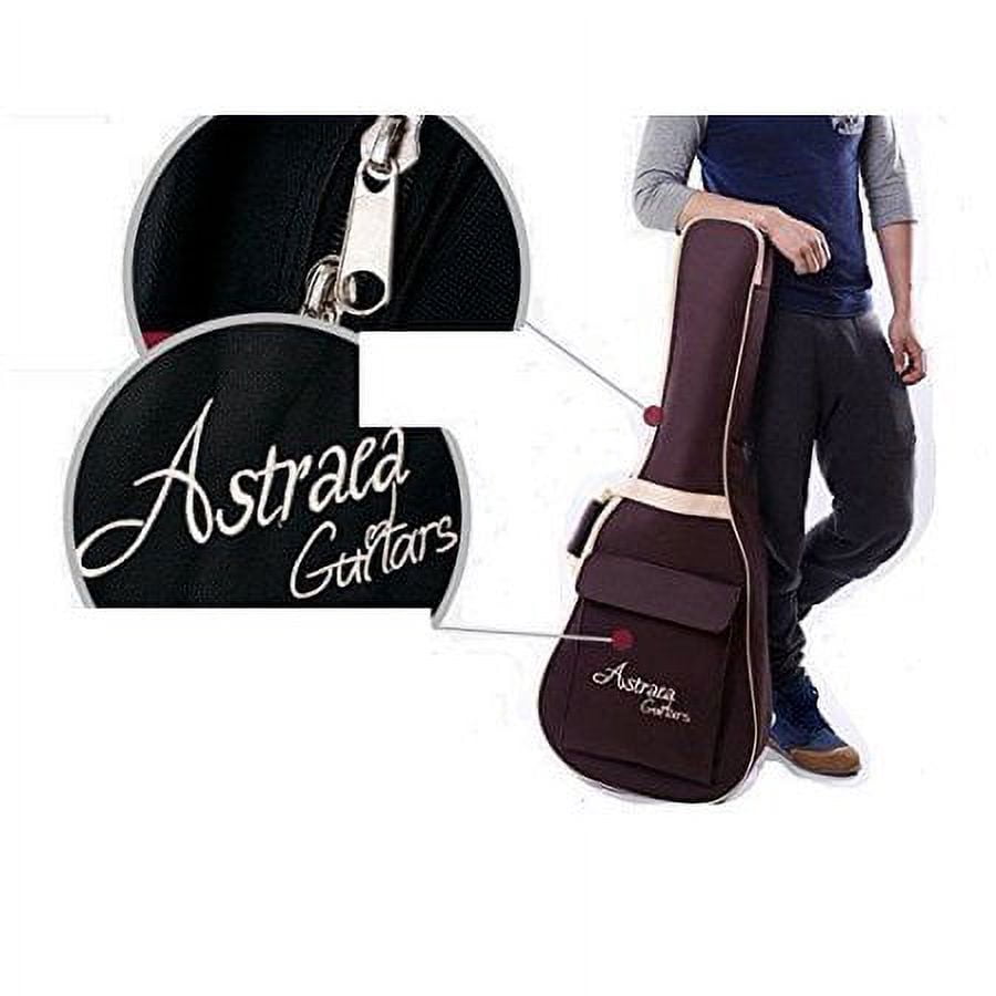 Folk Acoustic Guitar Gig Bag Case PU Padded Waterproof for 39 40 41 inch