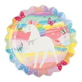 thumbnail image 2 of (4 pack) Strictly Fancy 9" 10 Count Unicorn plate, 2 of 8