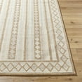 thumbnail image 5 of Mark&Day Wool Rugs, 2x3 Anothony Global Medium Brown Area Rug, Brown Cream Grey Carpet for Living Room, Bedroom or Kitchen (2' x 3'), 5 of 7