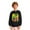 A Black, variant on Boys Sweatshirts Boys Graphic Printed Crewneck Sweatshirt Long Sleeve Soft Pullover Loose Fit Comfortable for Everyday Outdoor Wear Boys Hoodie Black 3 Years-4 Years