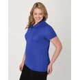 thumbnail image 2 of Hanes Sport Cool DRI Women's Performance Polo Shirt Deep Royal S, 2 of 10