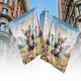 thumbnail image 4 of Welcome Spring Fairy Toy Fox Terrier in Flower Meadow House Flag 28x40in Double Sided Dog Lover Outdoor Decor - 13002, 4 of 5