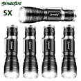 thumbnail image 1 of 5 Pack Small Super Bright LED Flashlight Mini Portable Work Light Flashlight Zoom, 1 of 4