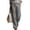 Gray, variant on Cotton Linen Pants for Women,Work Dressy Pants Trousers with Pockets,High Waist Wide Leg Summer Comfy Pants