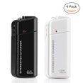 thumbnail image 1 of Chargeur Intelligent Mini pour 2 Piles Rechargeables AA - Entrée USB (Piles Non Incluses) Lot de 4 Blanc et Lot de 4 Noir, 1 of 6