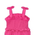 thumbnail image 3 of Planet Gold Toddler & Girls Summer Sleeveless Tiered Dress with Tie Straps, Sizes 12M-18, 3 of 5