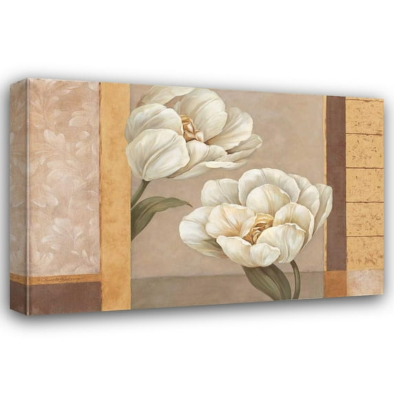 Pamela Gladding 24x17 Gallery Wrapped Canvas Wall Art Titled - Tulip Duet