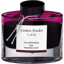 Pilot Iroshizuku Bottled Fountain Pen Ink, Yama-Budo, Crimson Glory Vine, Purple Red (69217)