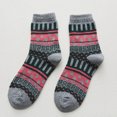 thumbnail image 6 of Fesfesfes 5 Pairs Socks for Women Vintage Print Patchwork Middle Tube Socks Stockings, 6 of 9