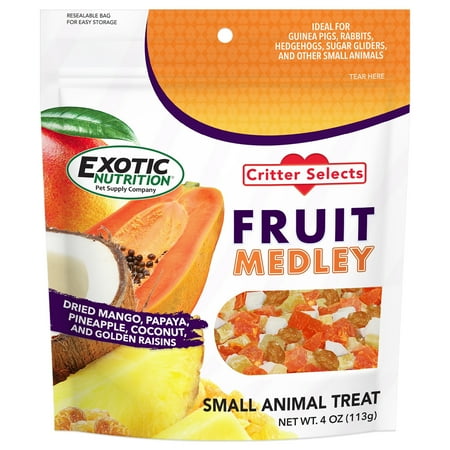 UPC: 0810012543392 | Exotic Nutrition Fruit Medley Treat 4 oz.